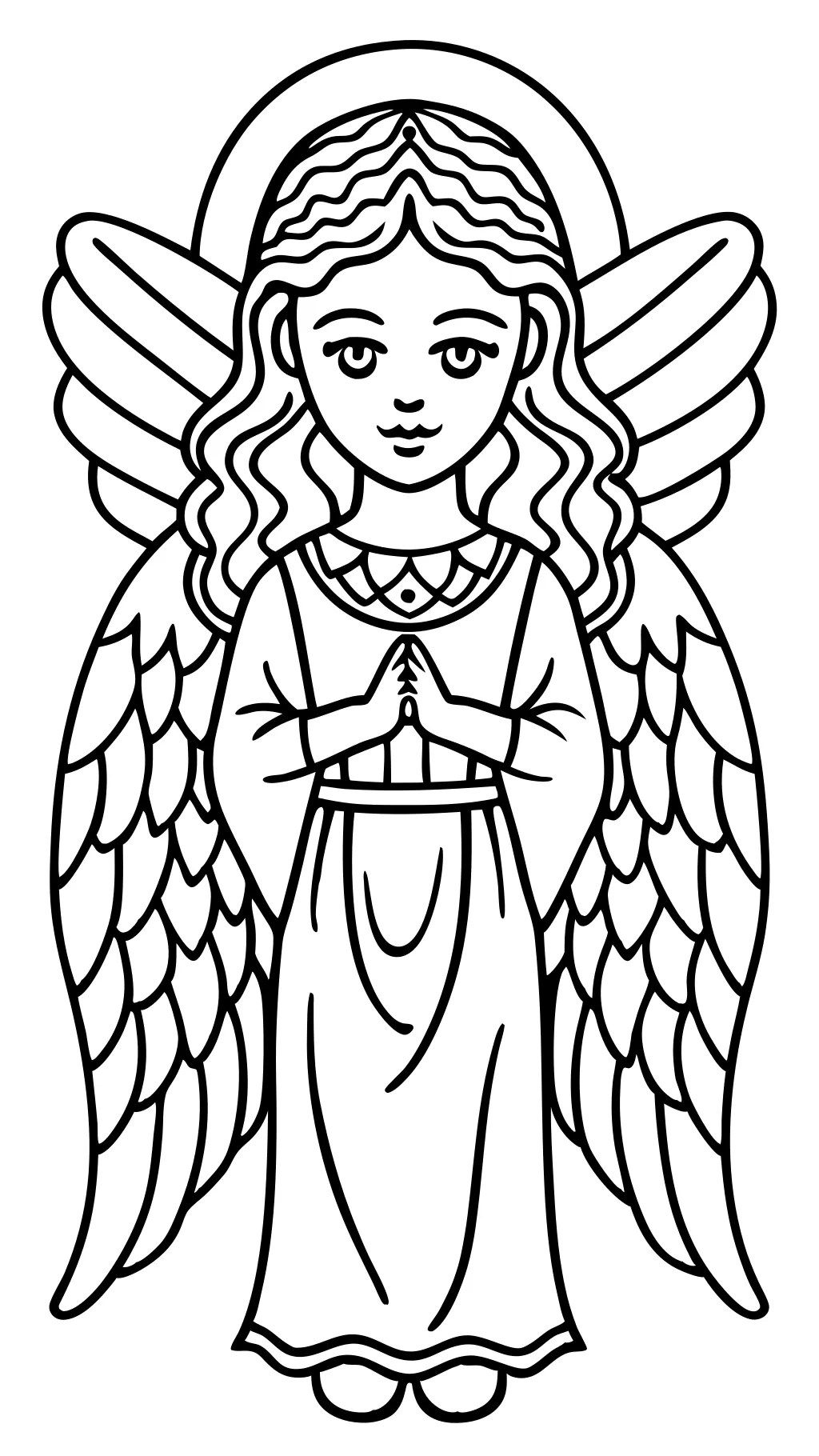 coloring pages of angels for adults